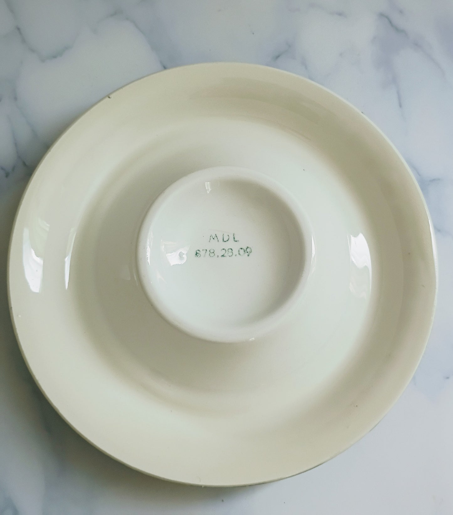 French Vintage Green Ambassadeur Cusenier Ashtray