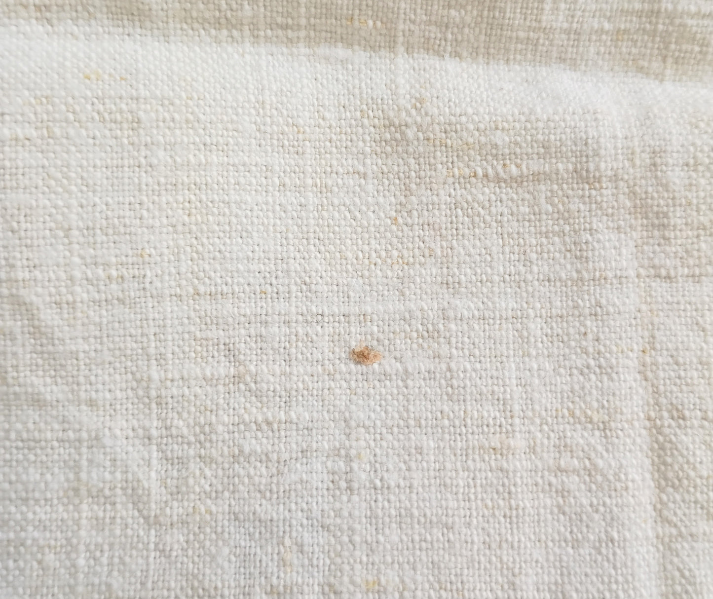 Vintage French Linen Kitchen Towel with Monogram "AA"