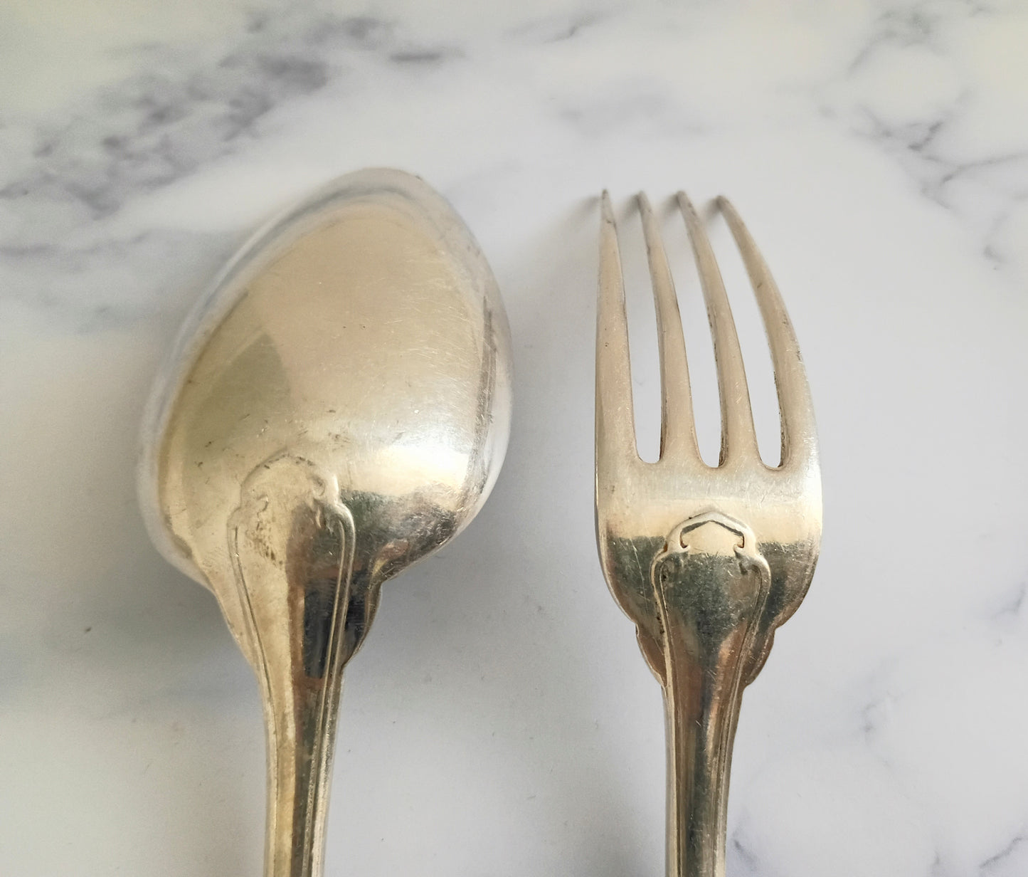 Christofle Vintage French Silver-Plated Spoons & Forks– Set of 12