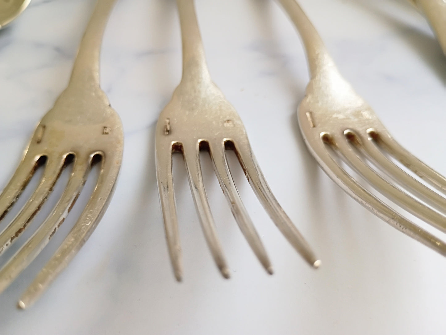 Christofle Vintage French Silver-Plated Spoons & Forks– Set of 12