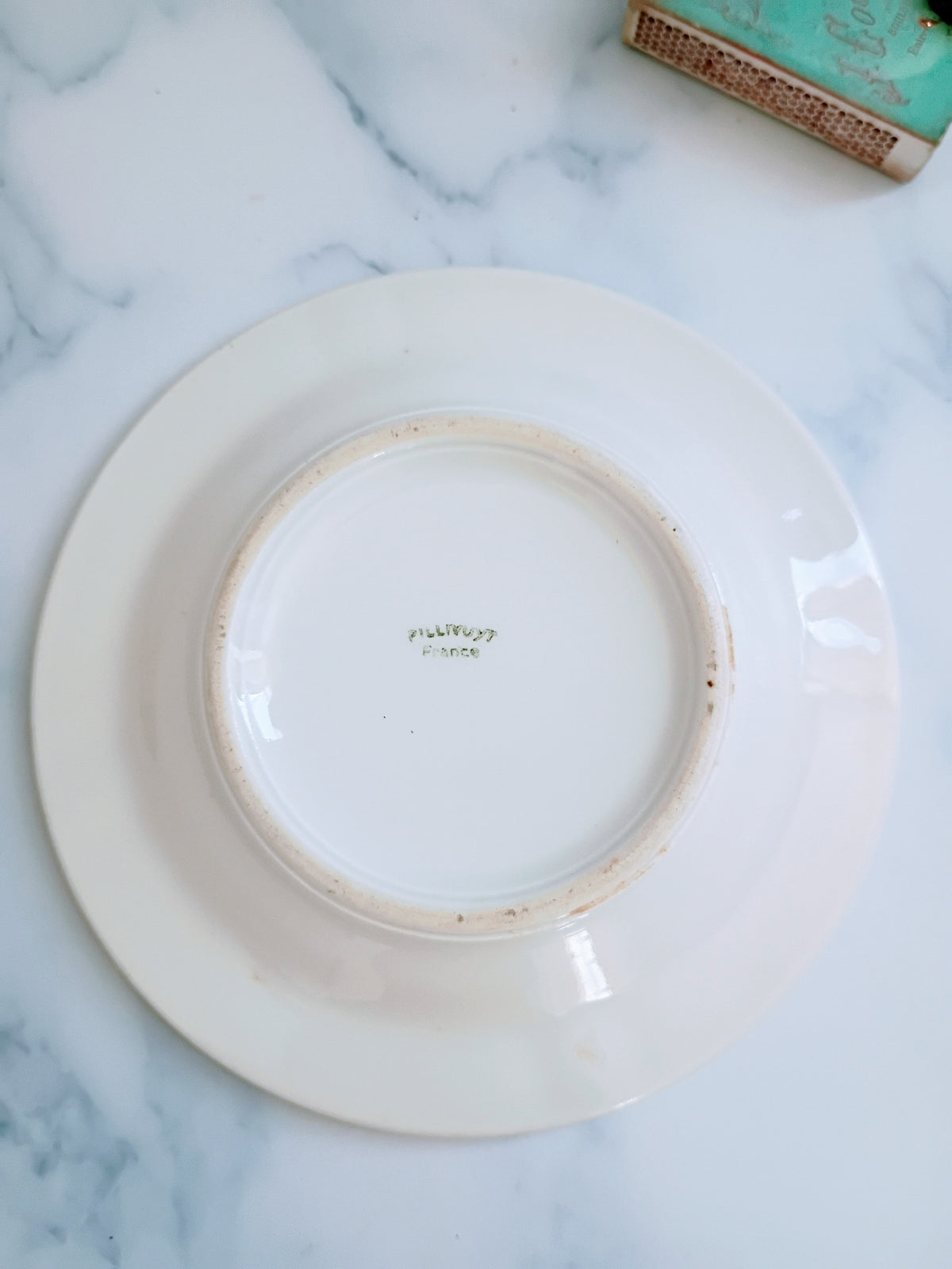 Vintage French Gold Emblem Ashtray