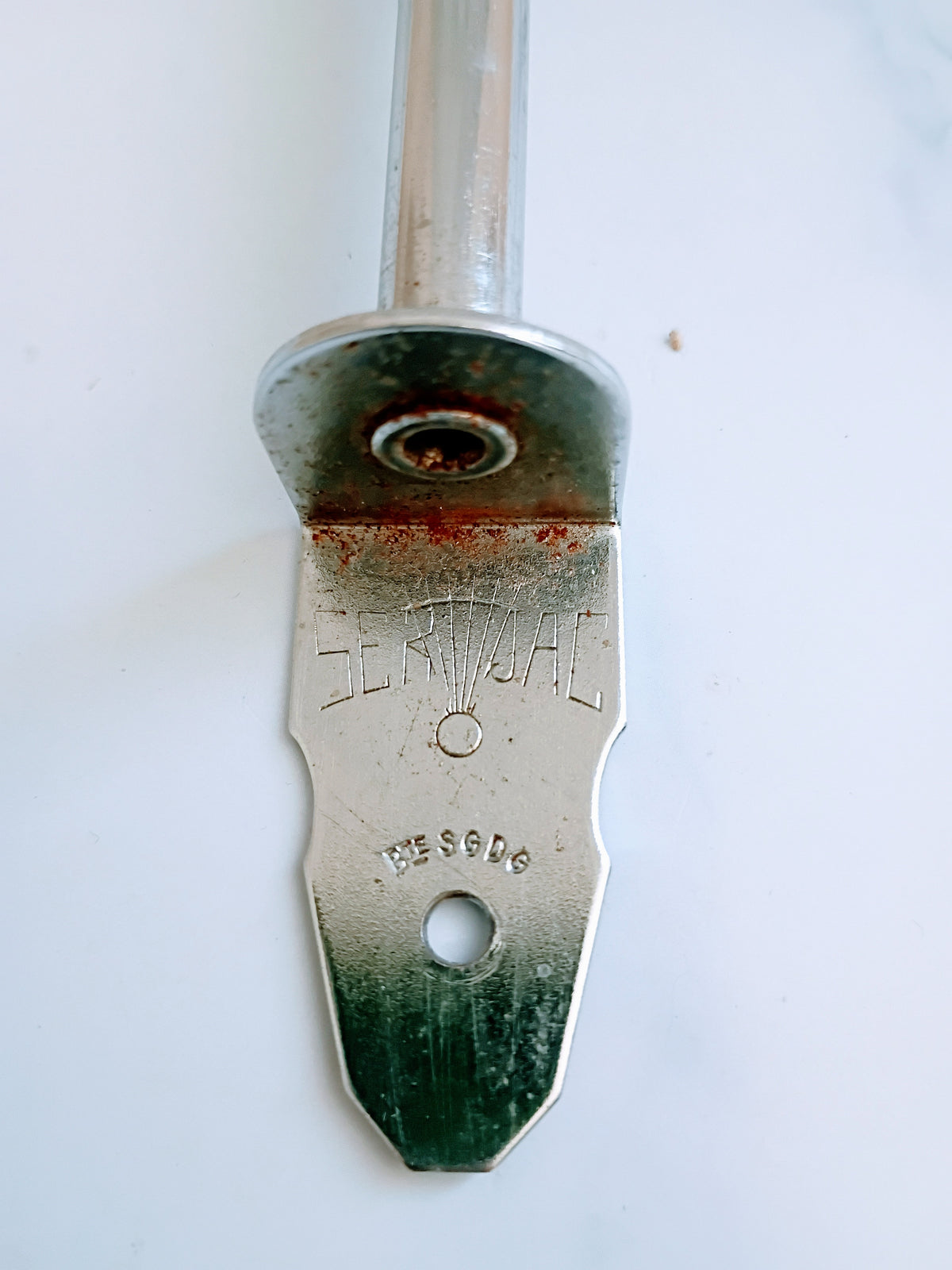 Vintage French Serjac Mid-Century Modern Hat & Towel Rack