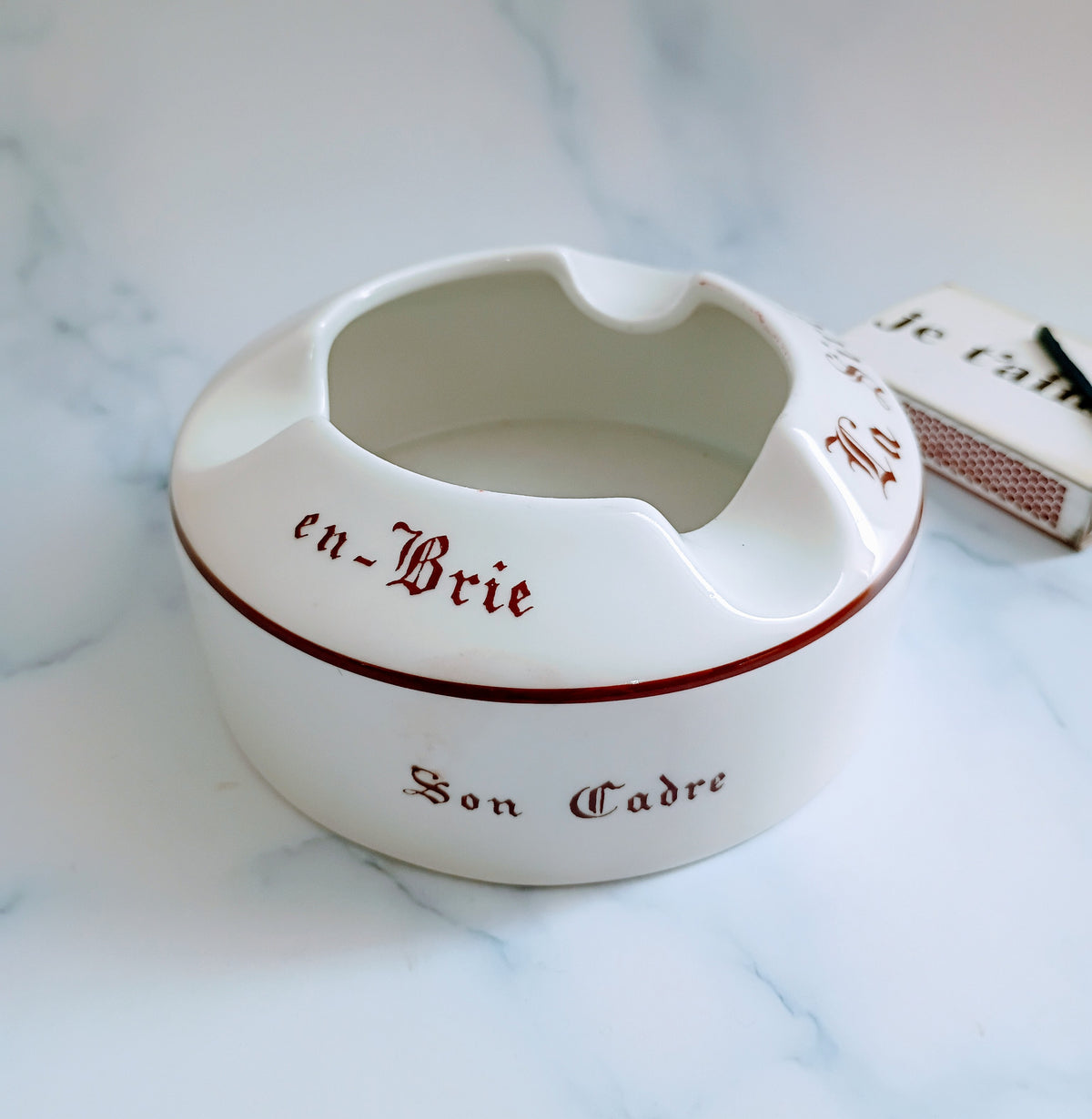 Vintage French La Siréne Pillivuyt Ashtray
