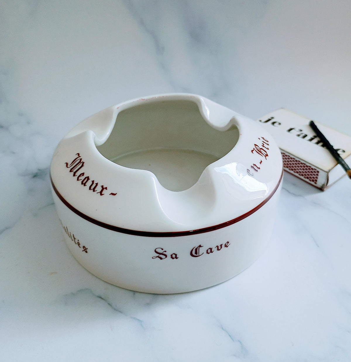 Vintage French La Siréne Pillivuyt Ashtray
