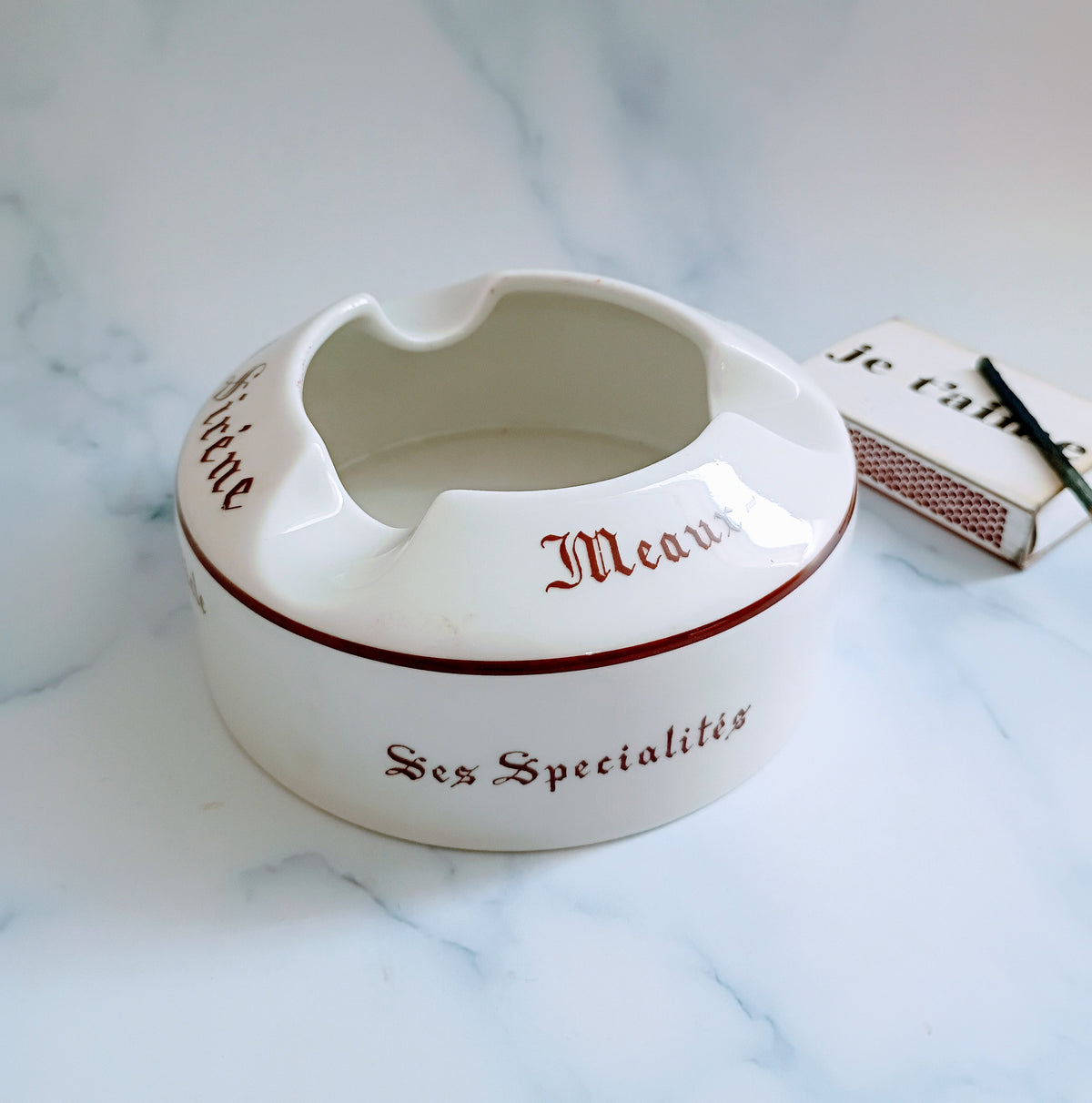 Vintage French La Siréne Pillivuyt Ashtray