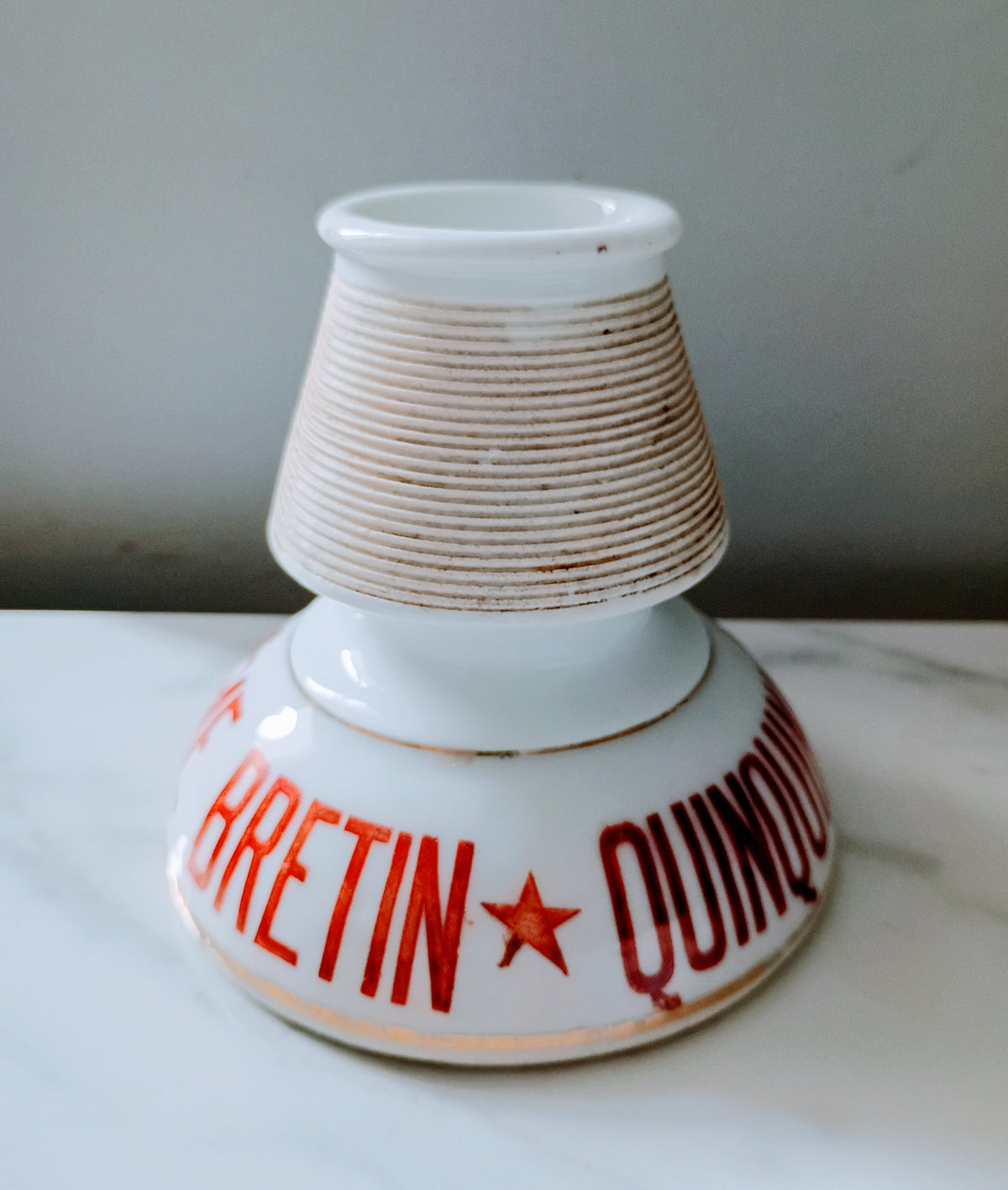 Vintage French White Suprême Bretin Match Striker