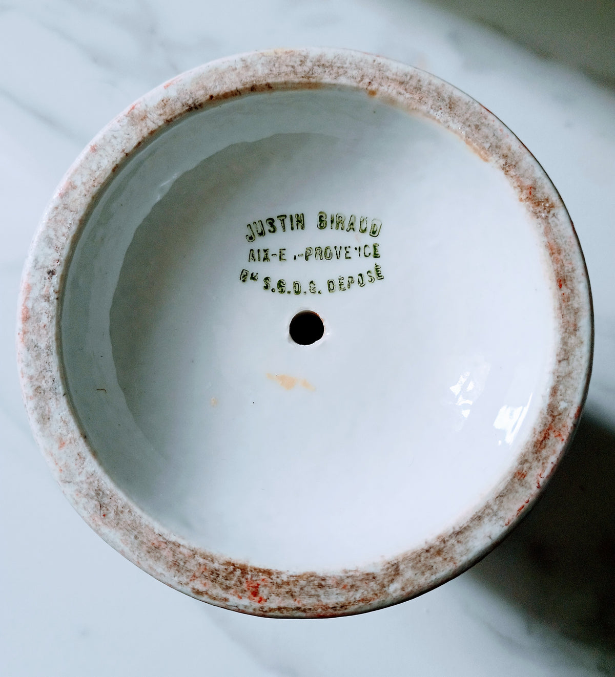 Vintage French White Suprême Bretin Match Striker