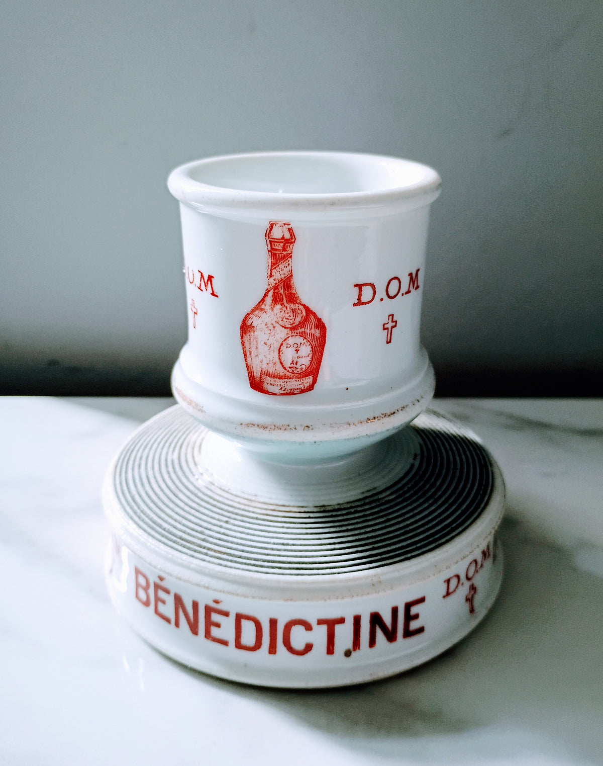 French Vintage Bénédictine Blue Match Striker