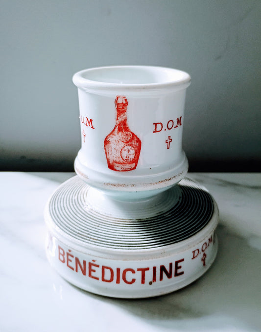 French Vintage Bénédictine Blue Match Striker