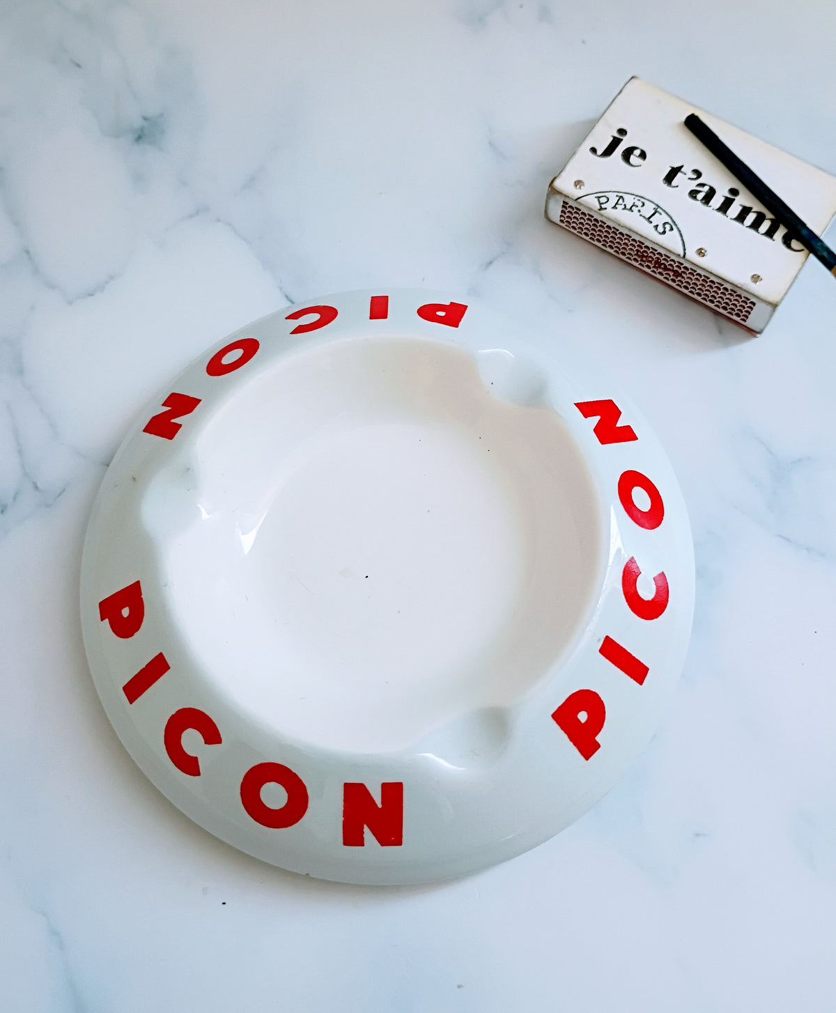 Vintage French Picon Advertising Ashtray
