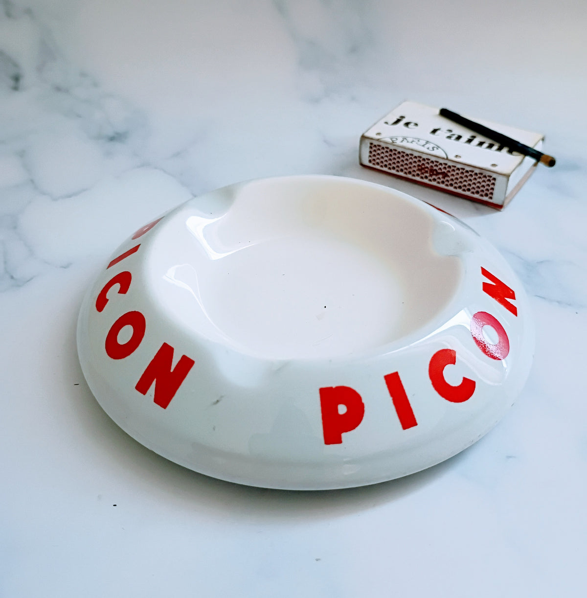 Vintage French Picon Advertising Ashtray