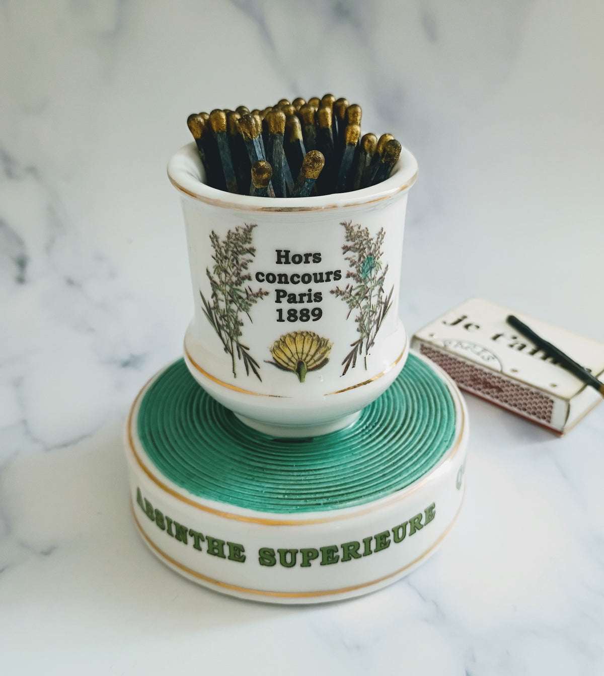 Vintage French Hours Concours Paris 1889 Match Striker