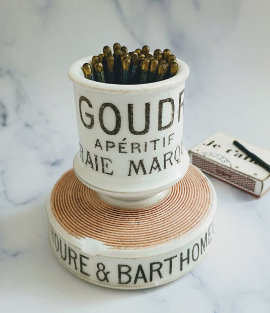 Vintage French Le Goudron Apéritif Match Striker